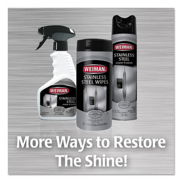 WEIMAN® Stainless Steel Wipes, 7 X 8, 30-canister, 4 Canisters-carton freeshipping - TVN Wholesale